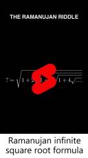 Ramanujan infinite square root formula