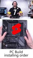 PC build installing order