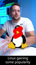 Linux gainign some popularity