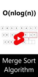 merge sort algorithm