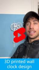 3d printed wall clock design