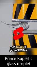 Prince rupert glass droplet