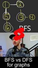 BFS vs DFS for graphs