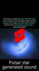 pulsar star generated sound