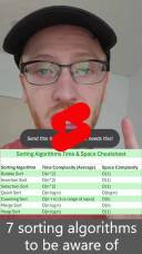 7 sorting algorithms to be aware of