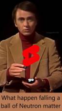 what happen falling a ball of Neutron matter