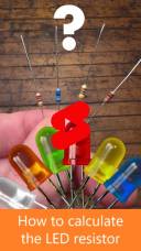 how to calculate the LED resistor
